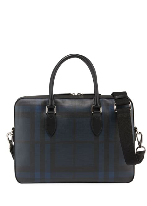 burberry hambleton leather brief case|Burberry Men's Hambleton Faux.